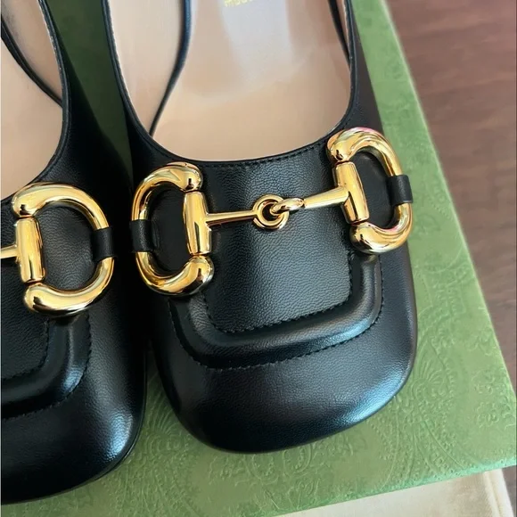 Gucci Horsebit Block Heel Pump - Picture 3 of 7